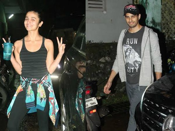 Rumoured Couple Sidharth Malhotra And Alia Bhatt Spotted In Mhada