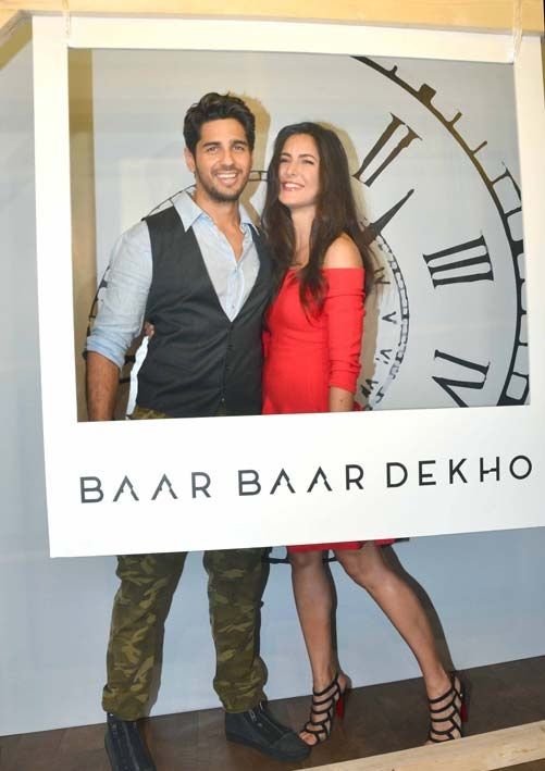 Katrina Kaif And Sidharth Malhotra Launching The 'Baar Baar Dekho' Trailer