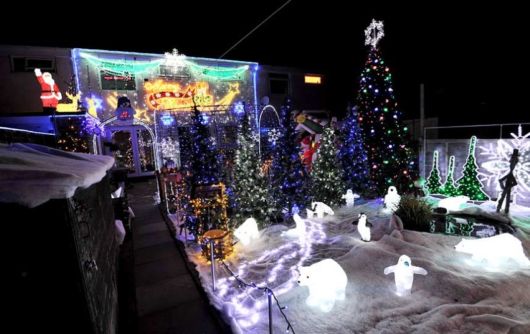 Dazzling Display Of Christmas Lights