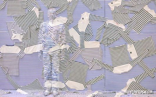 Invisible Man Human Camouflage Art by Lio Bolin