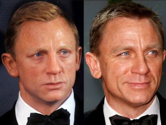 Real Celebrities With Their Wax Statues