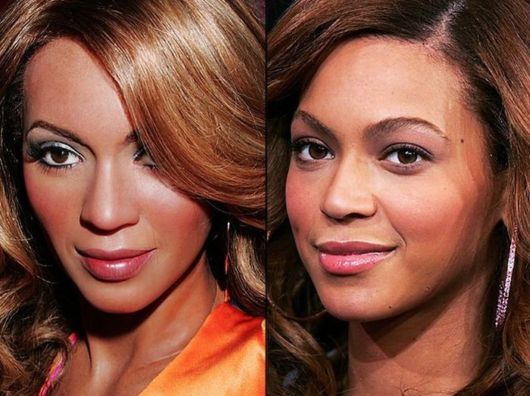 Real Celebrities With Their Wax Statues