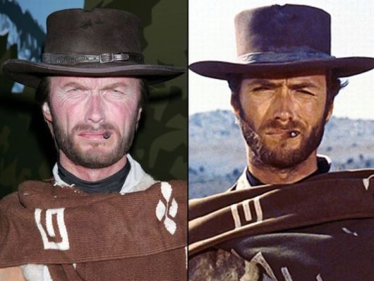 Real Celebrities With Their Wax Statues