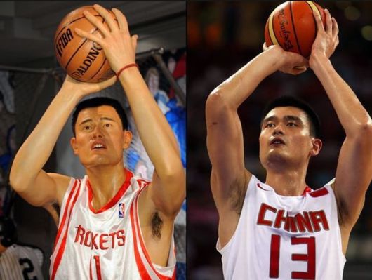 Real Celebrities With Their Wax Statues