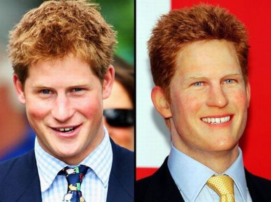 Real Celebrities With Their Wax Statues