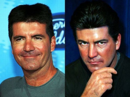 Real Celebrities With Their Wax Statues