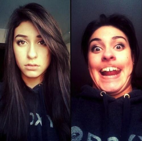 Pretty Girls Making Ugly Faces