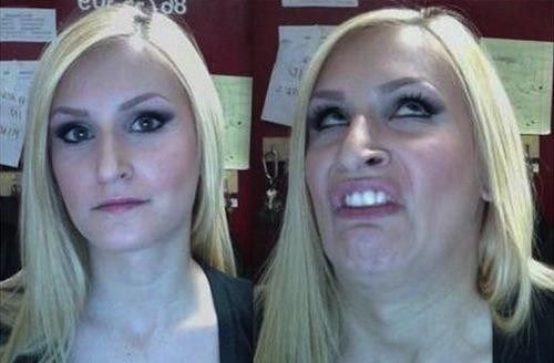 Pretty Girls Making Ugly Faces