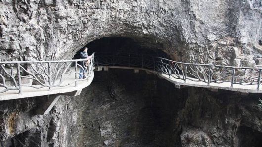 A Scary Skywalk On Glass Bridge, China