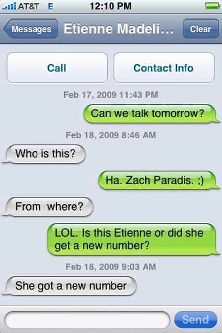 Funny iPhone Text Messages