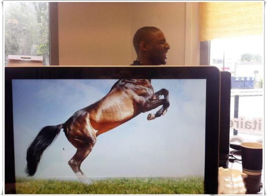 Funny Office Foto Bombing