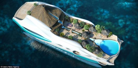 Tropical Island Paradise Yacht