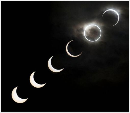 Beauty Of The Solar Eclipse