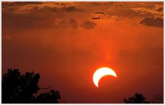 Beauty Of The Solar Eclipse