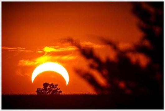Beauty Of The Solar Eclipse