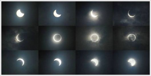 Beauty Of The Solar Eclipse