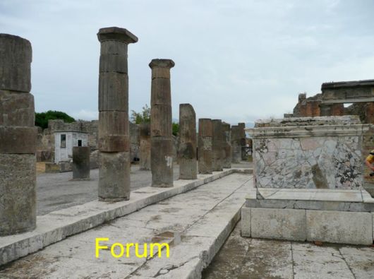 The Beautiful Pompei City, Italy