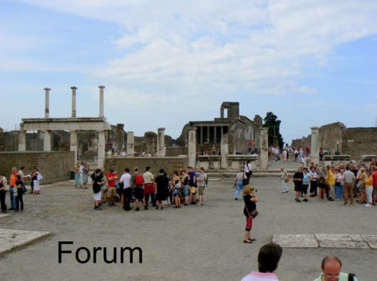 The Beautiful Pompei City, Italy