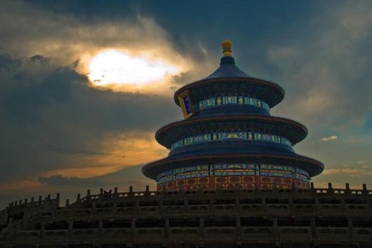 A Temple Of Heaven In China