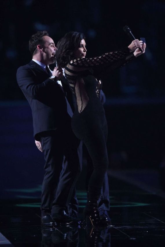 Kim Kardashian At 2015 BRIT Awards In London
