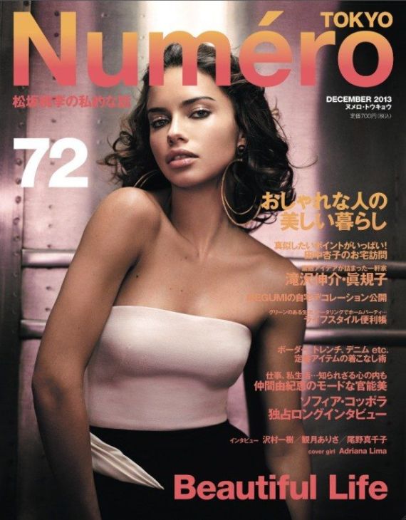 Adriana Lima Shoots For Numero Tokyo