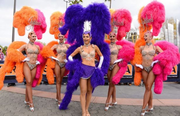 Maria Menounos In Carnival Costume In Universal City
