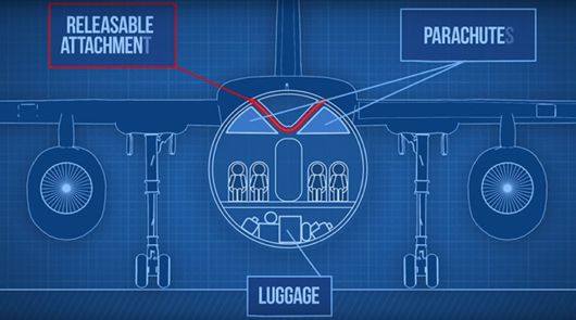 This Special Plane Can Detach Its Cabin In Case Of Emergency